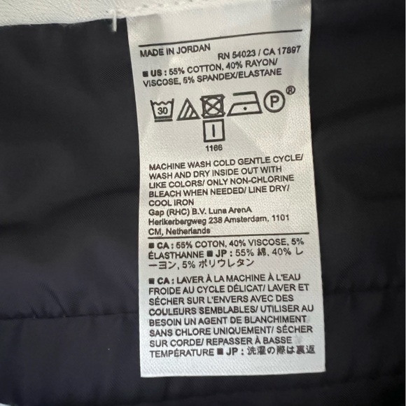 Banana Republic Sloan blue plaid pants, Size 10P - Picture 6 of 7